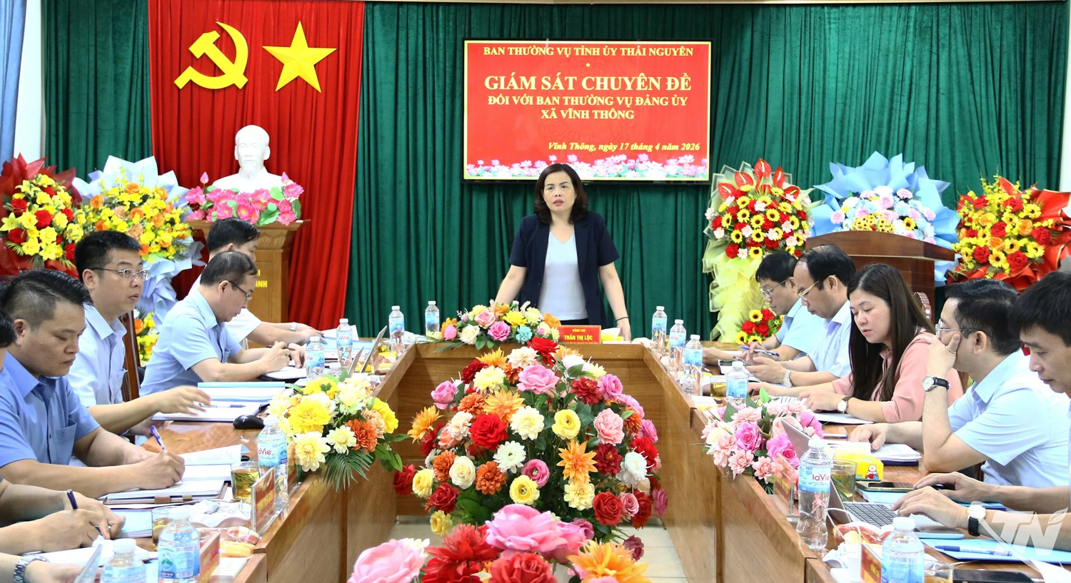 Giám sát chuyên đề đối với Đảng ủy xã Hiệp Lực và xã Vĩnh Thông